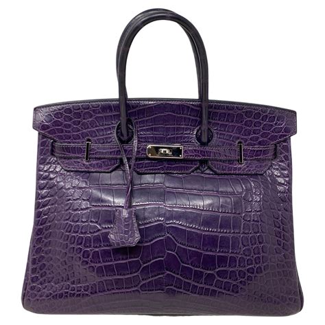 hermes birkin ghillies purple|hermes purple bag.